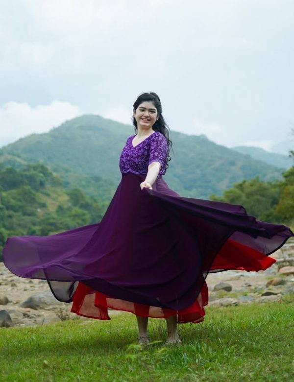 Full Circular Maxi Gown